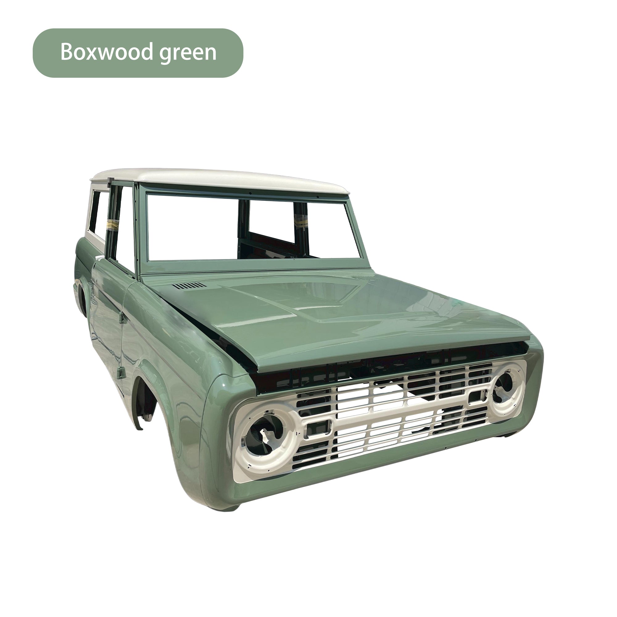 Replica Complete Cab with Doors with Custom Paint – for Ford Bronco 1966–77 (Steel) – view 6