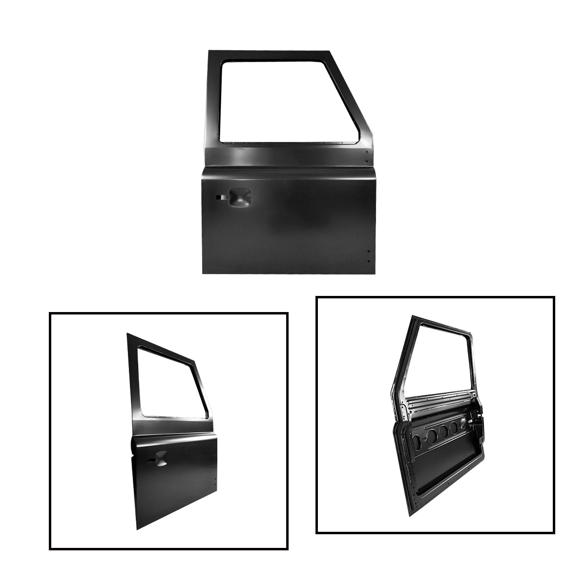 Front Door, RH – for Land Rover Defender 90 & 110 (Steel) – view 3