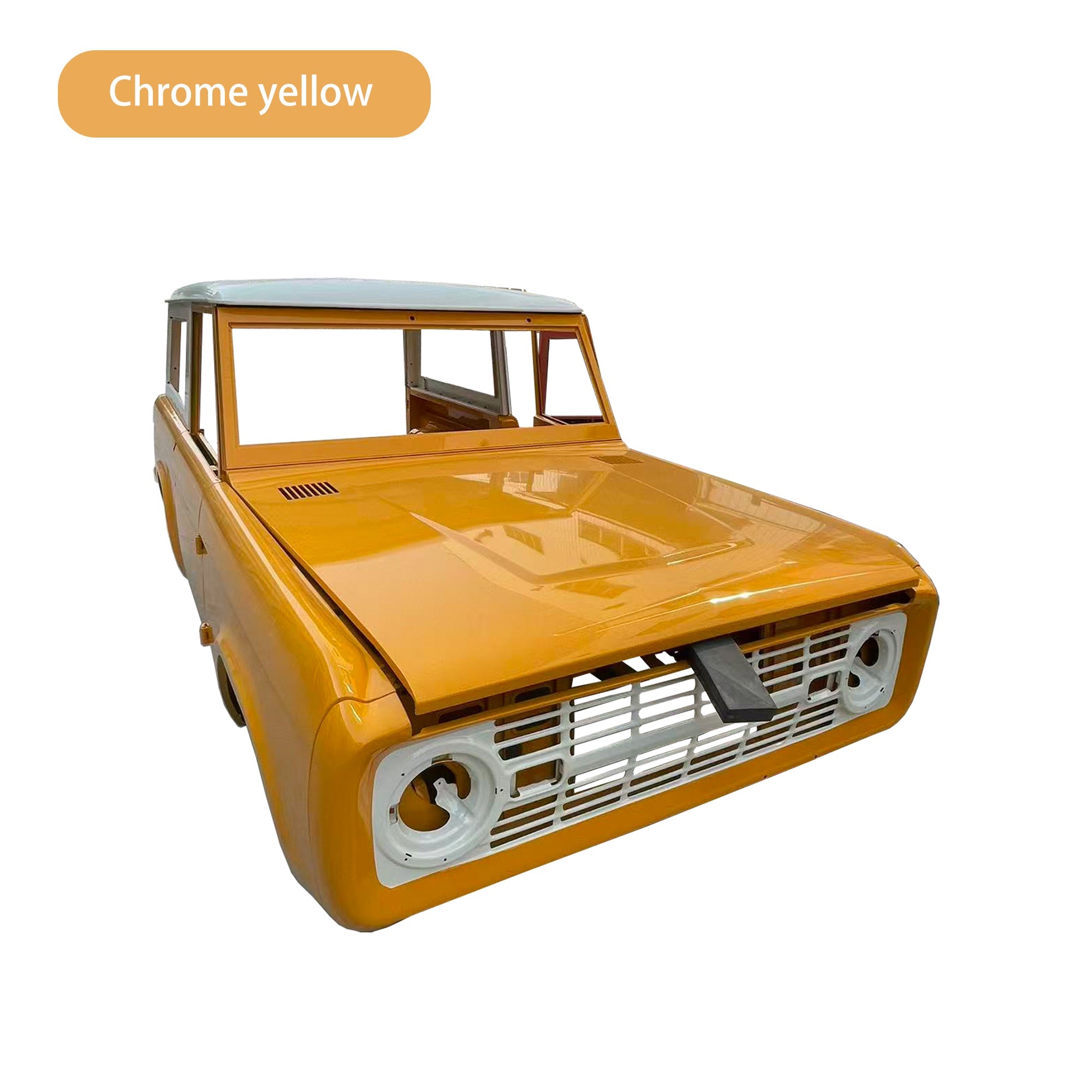 Replica Complete Cab with Doors with Custom Paint – for Ford Bronco 1966–77 (Steel) – view 7