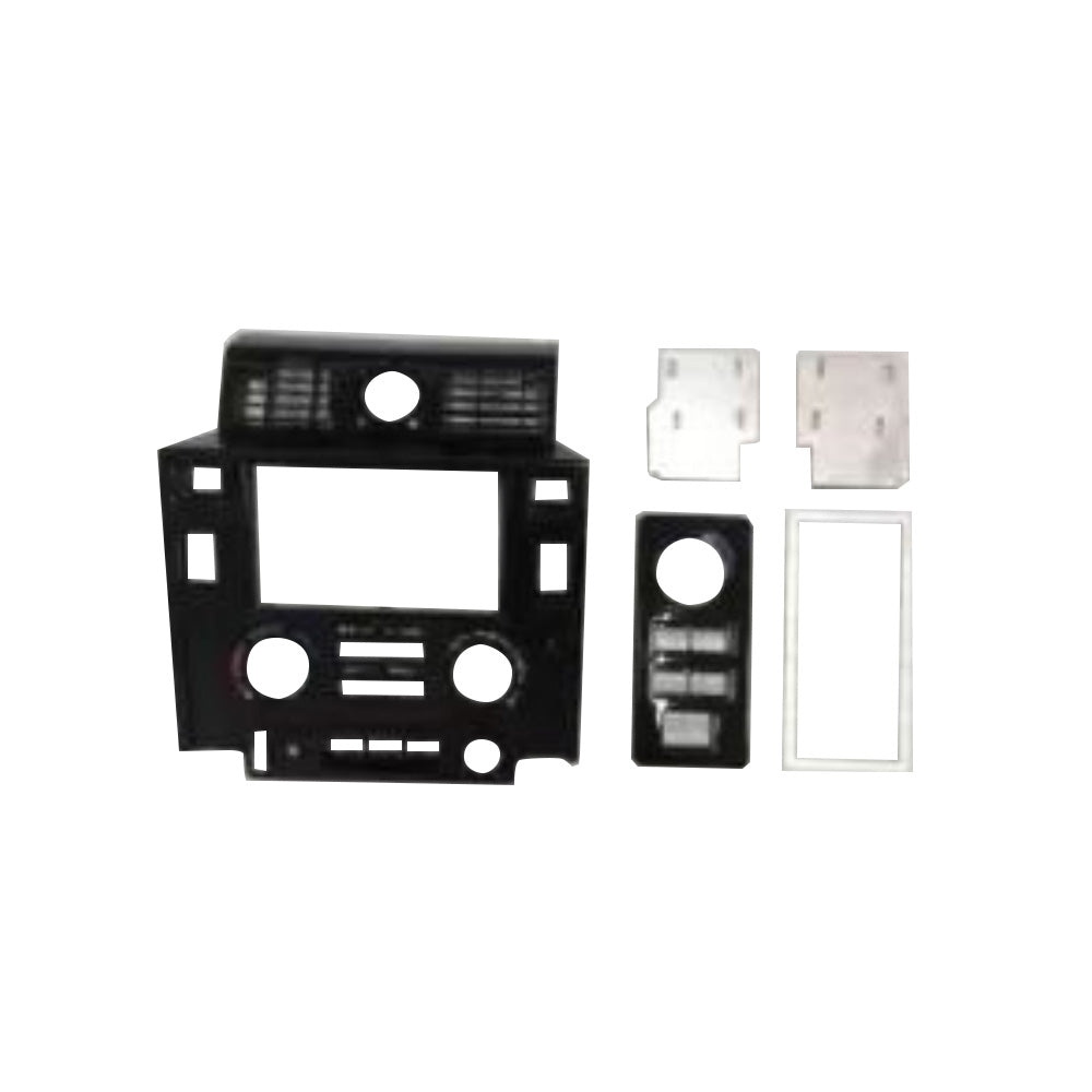 Air Conditioning Panels (Glossy Black) – for Land Rover Defender 90 & 110 (ABS Plastic)