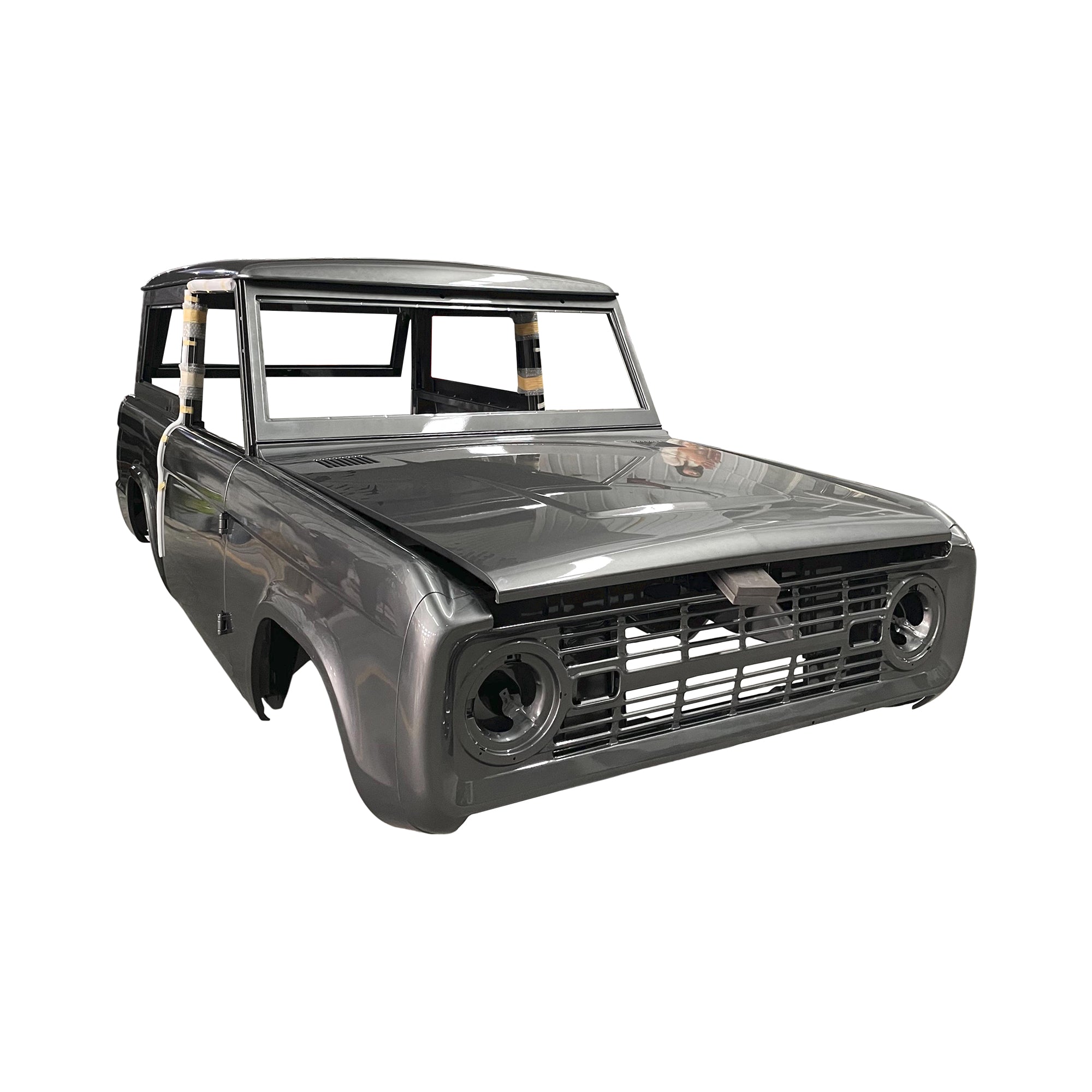 Replica Complete Cab with Doors with Custom Paint – for Ford Bronco 1966–77 (Steel) – view 2