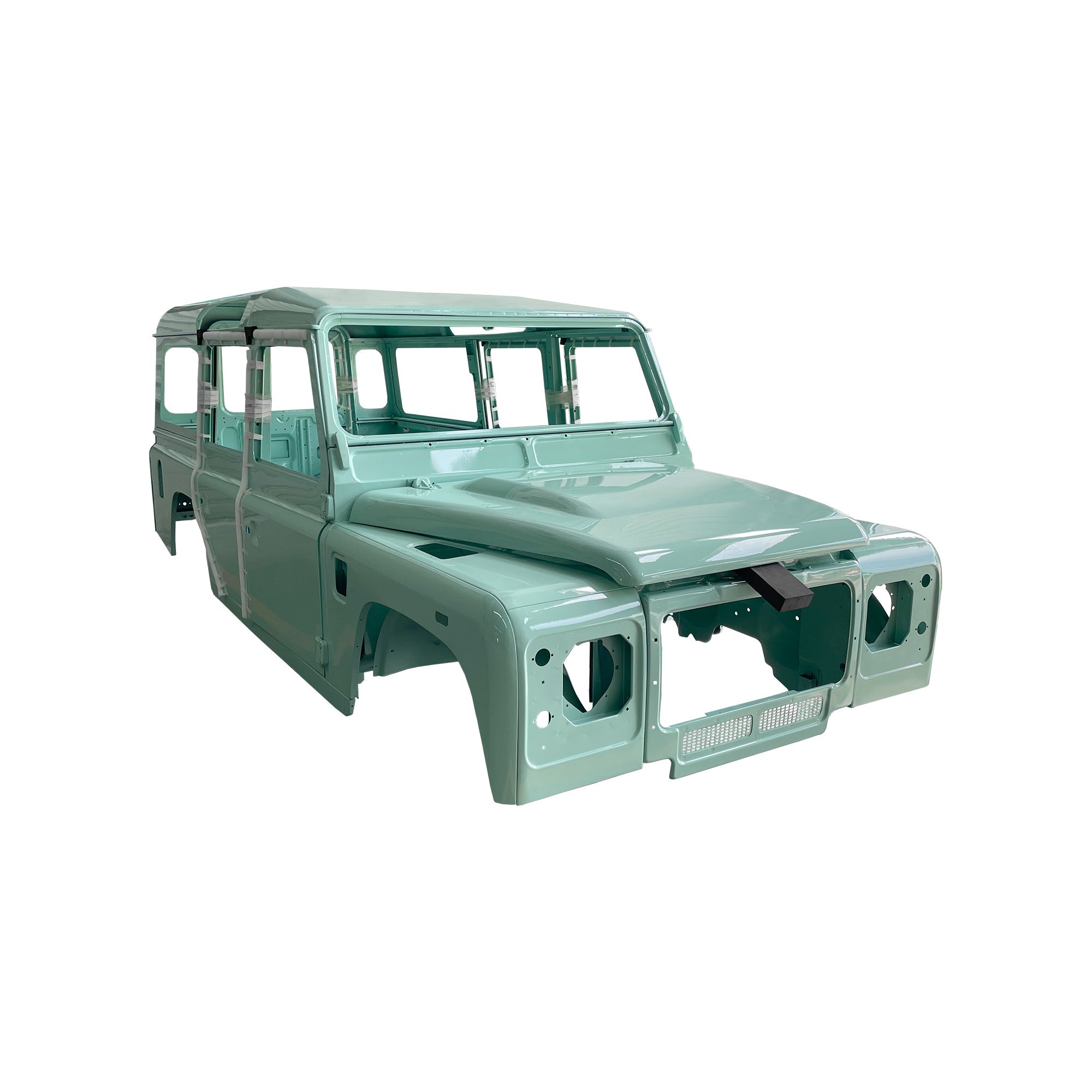 Replica Complete Cab with Doors with Primer Al+st LHD – for Land Rover Defender 110 (Steel) – view 2