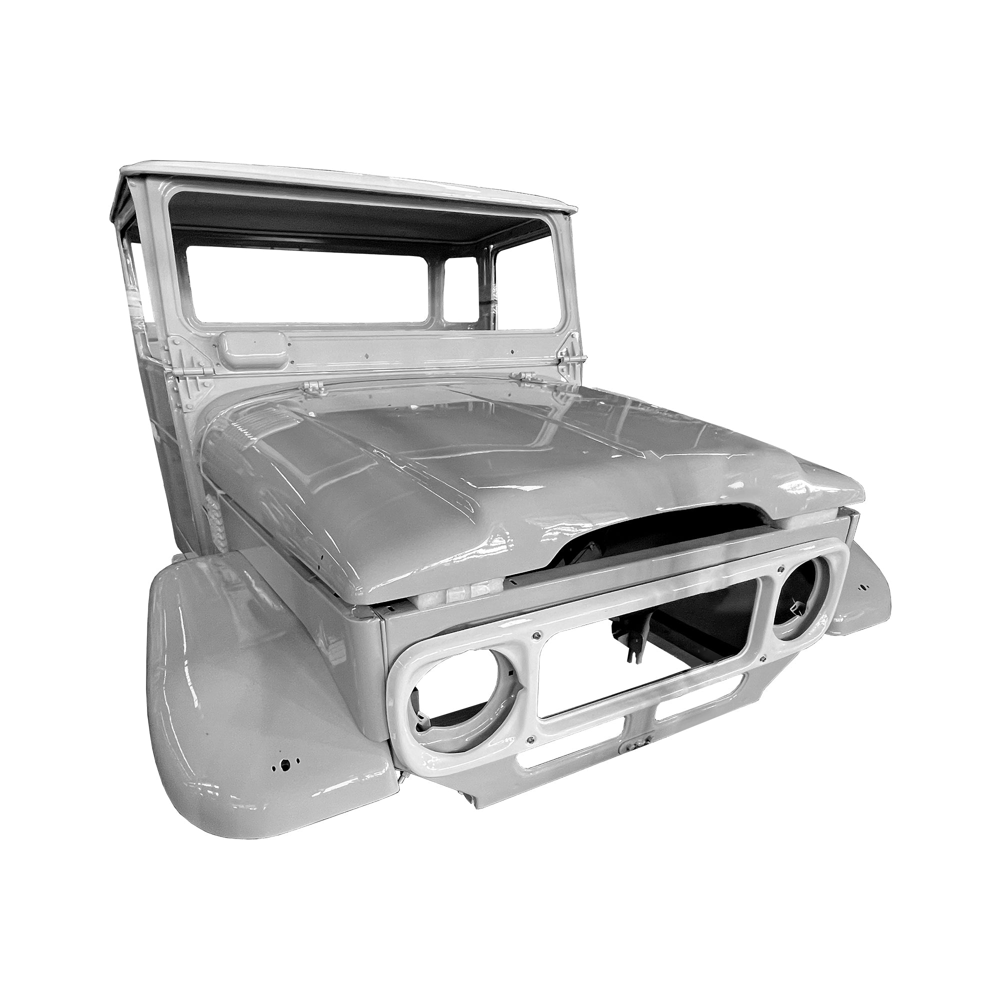 Replica Complete Cab with Doors with Primer – for Toyota Land Cruiser FJ40 & FJ45 (Steel)